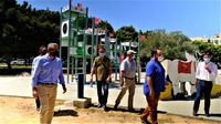 El alcalde de Rincón de la Victoria, Francisco Salado, junto a concejales han visitado recientemente las obras,que se encuentran a más del 70% de su ejecución